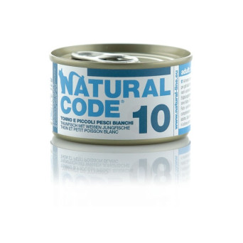 NATURAL CODE 10 Tonno e piccoli pesci bianchi 85 gr. - 