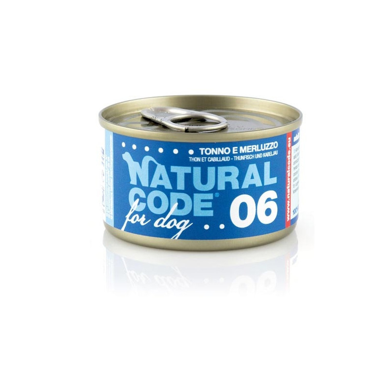 NATURAL CODE For Dog tonno e merluzzo 90 gr. 06 - 