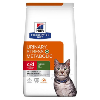 HILL'S Pet Nutrition Prescription Diet c / d Urinary Stress + Metabolic 1,5 kg.