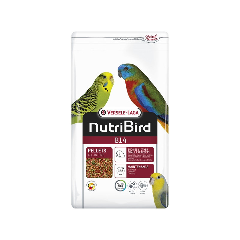 VERSELE-LAGA NutriBird B14 Gewellte Pflege und Kleinsittiche 800 gr. - 