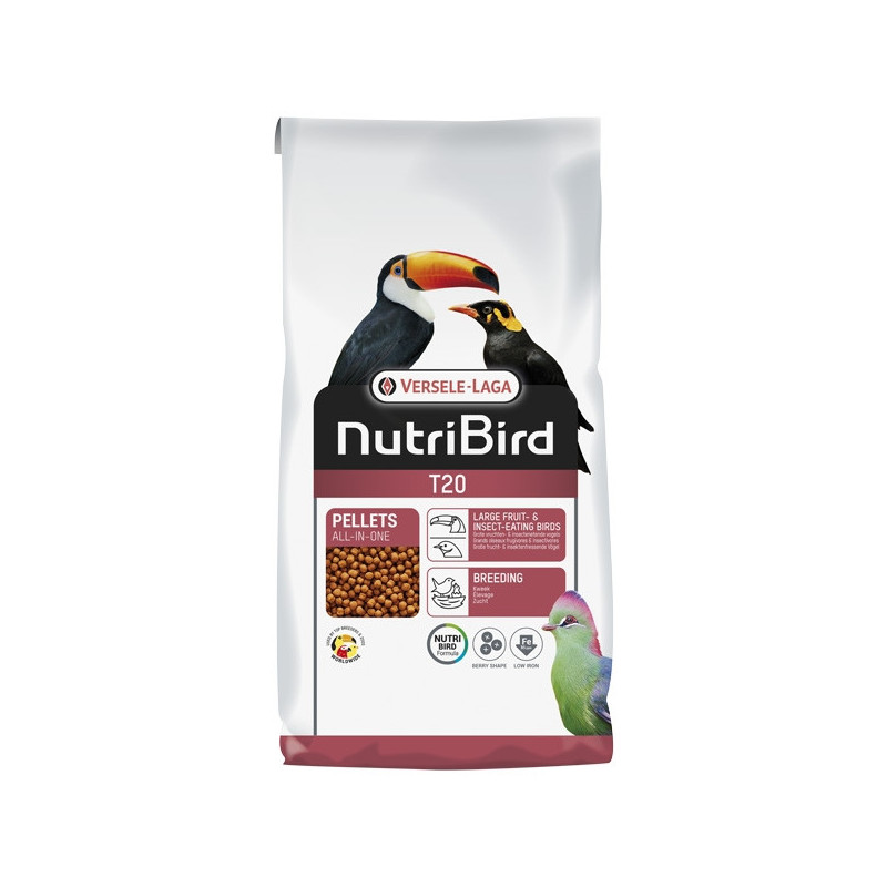 VERSELE-LAGA NutriBird T20 Allevamento Tucani e Tarachi 10 kg. - 