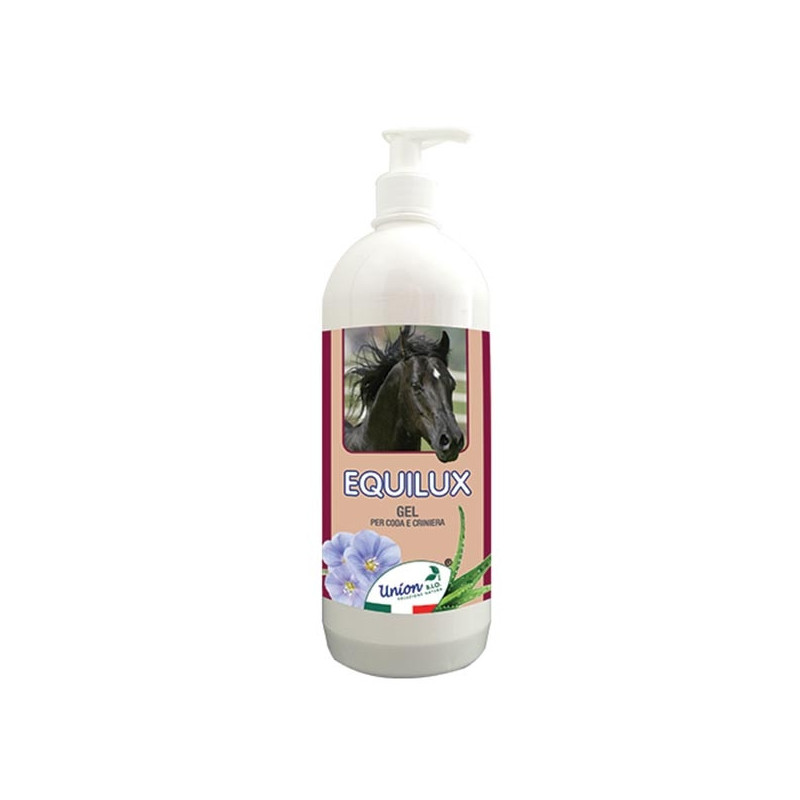 UNION BIO Equi lux gel for horses - restructuring and strengthening for tail and mane 1 lt. - 