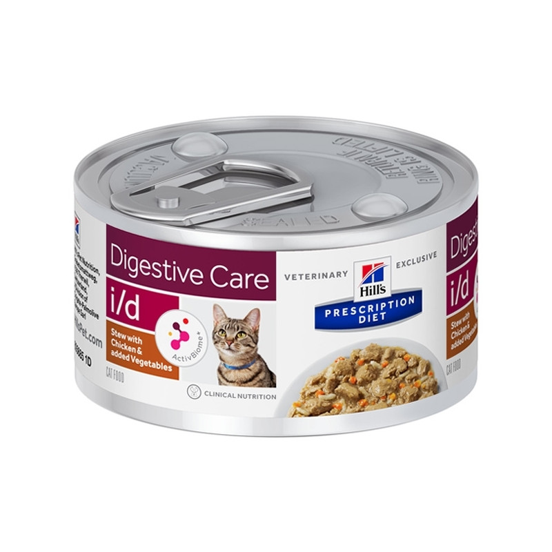 Hill's - Gatto i/d Digestive Care Spezzatino con Pollo Vegetali 82 Gr. - 