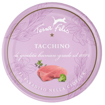 Terra felis Erwachsener Tacchino 80 gr.