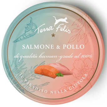 Terra felis Adult Salmon from Chicken 80 gr.