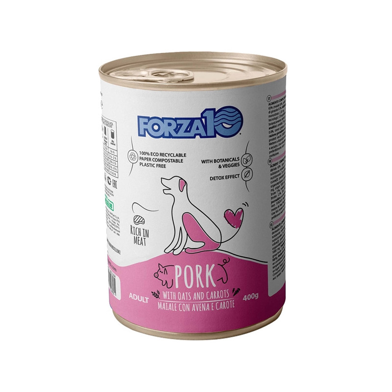 Forza10 Maintenance Schweinefleisch mit Hafer und Karotten 400 gr. - 