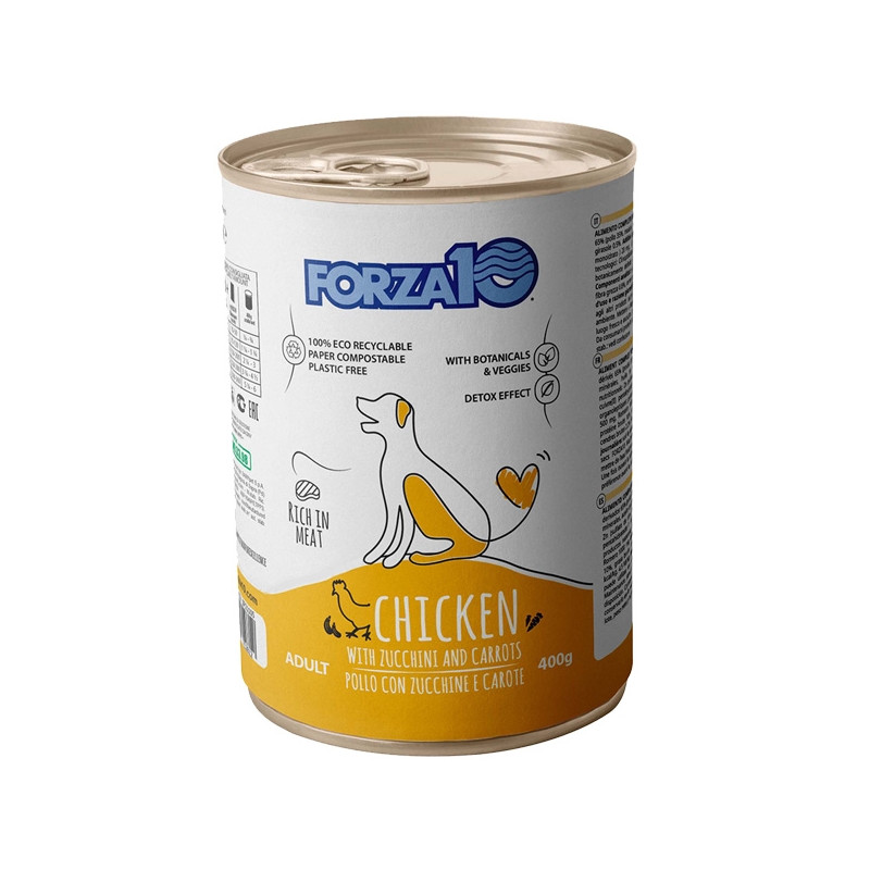 Forza10 Maintenance Huhn mit Zucchini und Karotten 400 gr. - 