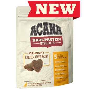 Acana Snack High Protein Biscuits with Chicken Liver 100 gr. - 