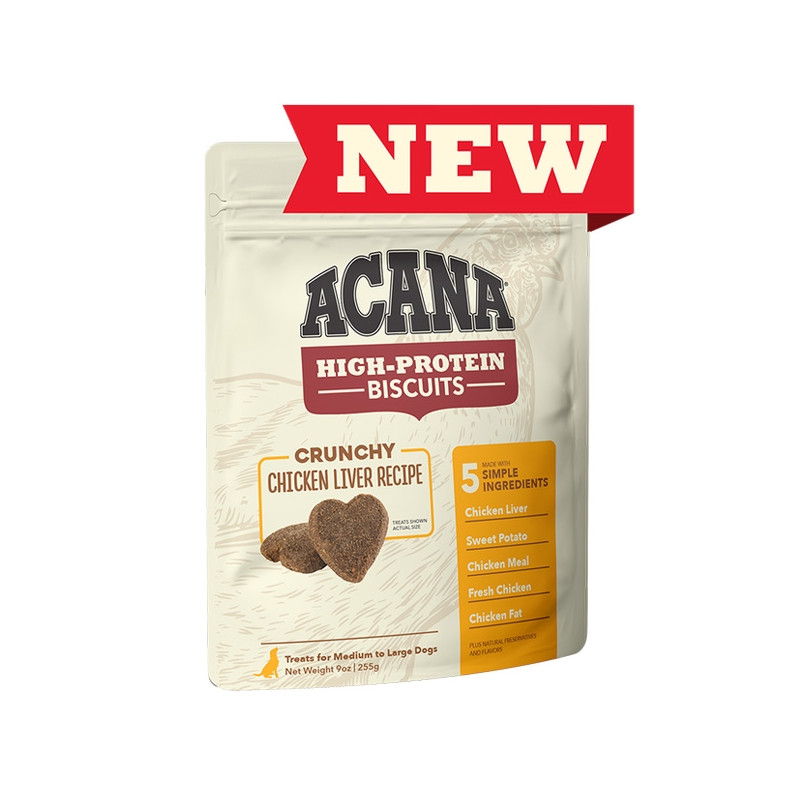 Acana Snack High Protein Biscuits with Chicken Liver 100 gr. - 