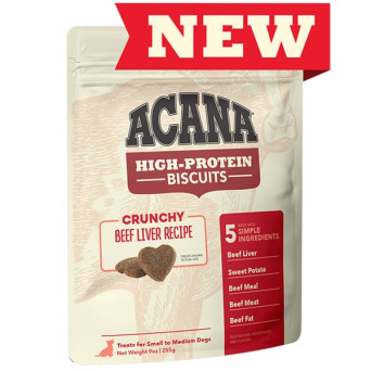 Acana Snack Biscotti High Protein al Fegato di Manzo 100 gr. - 