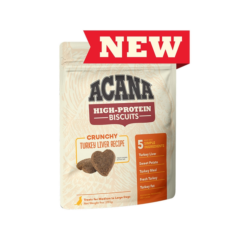 Acana Snack High Protein Kekse mit Putenleber 100gr. - 