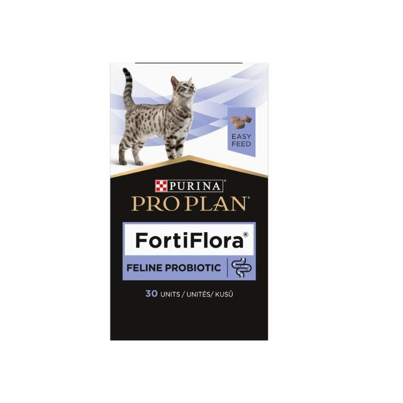 Pro Plan Fortiflora Chews Cat 30 tabs of 0.5 gr - 