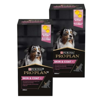 PURINA -Proplan Ergänzung Haut und Fell 4x250 ml. - 