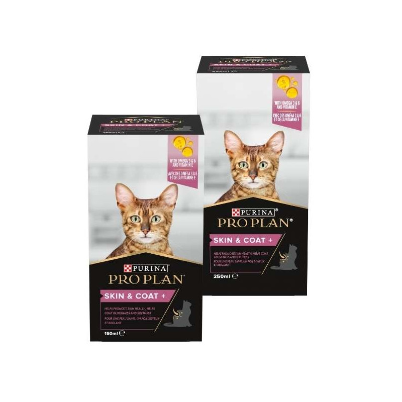 PURINA - Proplan cat supplement skin and coat  6x 250 ml. - 