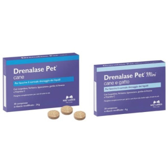 NBF Lanes - Drenalase Pet mini 20 cpr. da 400 mg. - 