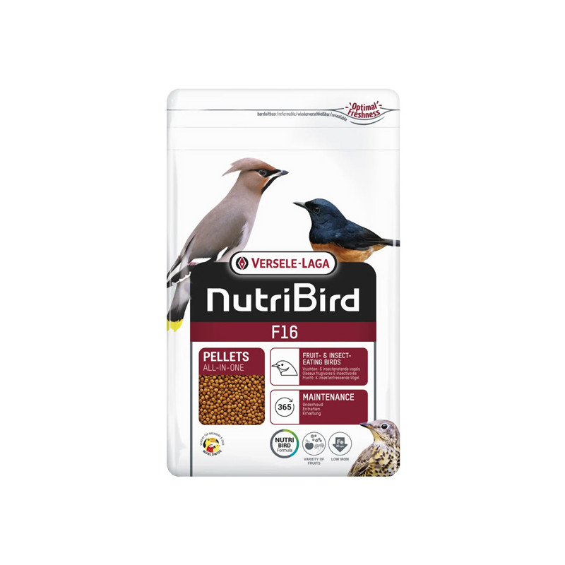 VERSELE-LAGA NutriBird F16 Frugivori Insettivori Medium 800 gr. - 