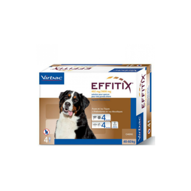 VIRBAC Effitix Spot On Cane Xlarge (40 - 60 kg) - 