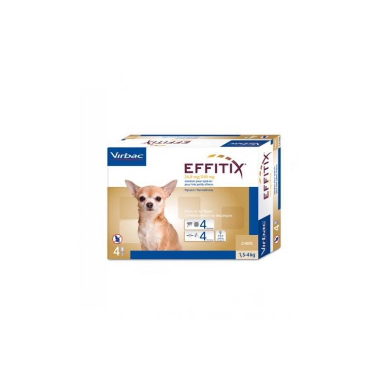 VIRBAC Effitix Spot On Cane Toy  (1,5 - 4 kg) - 