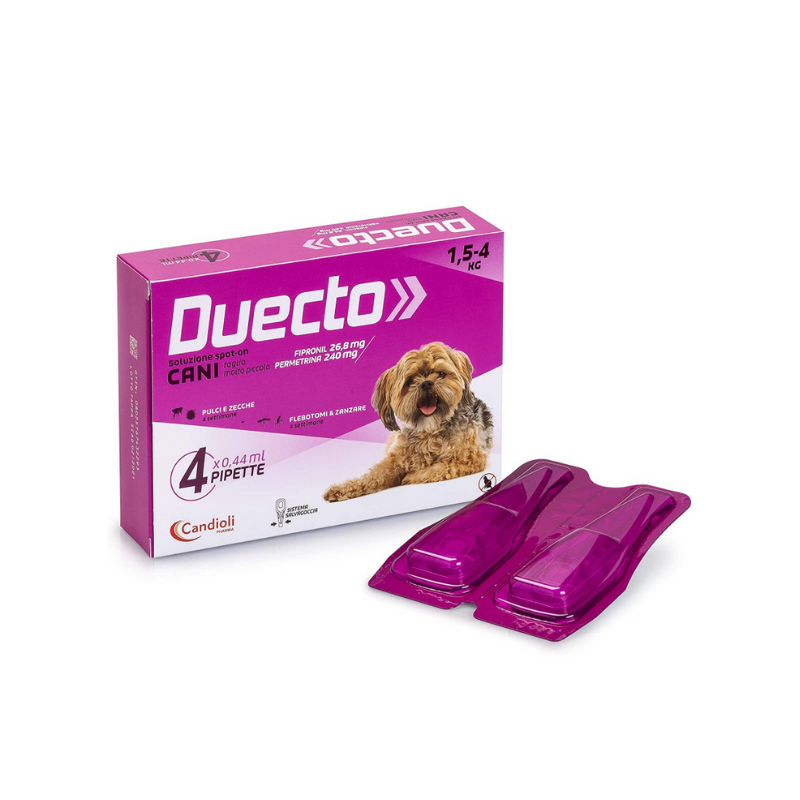 CANDIOLI Duecto Spot-on Small 1,5/4 kg 4 Pipette - 