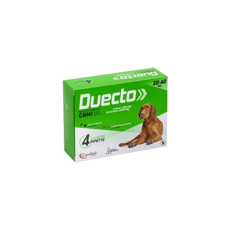 CANDIOLI Duecto Spot-on Large 20/40 kg 4 Pipette - 