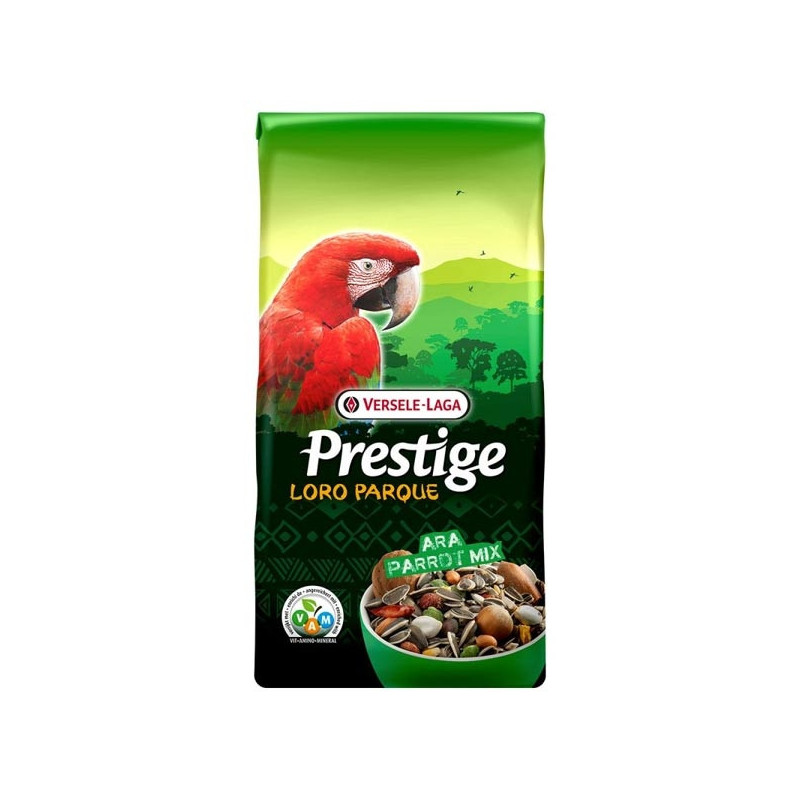 VERSELE-LAGA Prestige Loro Parque Ara Papageienmischung 15 kg. - 