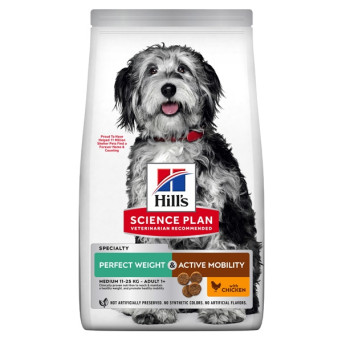 HILL'S - Diet Perfect Weight + aktive Mobilität taglia medium 12 kg