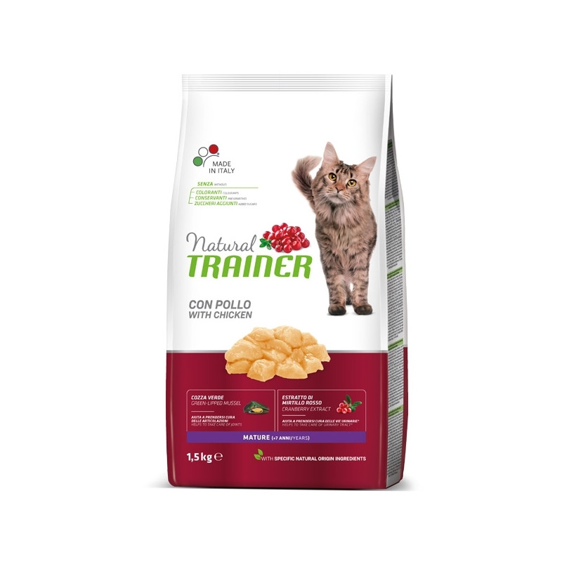 Trainer Natural Cat Mature Fresh Chicken 1,5 kg. - 