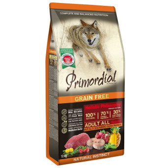 PRIMORDIAL Adult Bufalo e Sgombro Grain Free 12 kg. - 