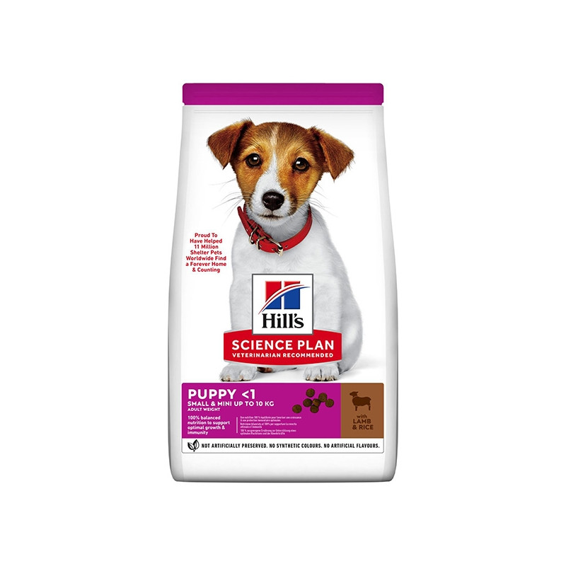 Hill's Pet Nutrition Science Plan Small & Mini Puppy con Agnello con Riso 6KG - 