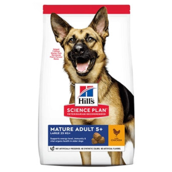 Hill's Pet Nutrition - Science Plan Mature Adult 5+ Large Breed con Pollo 12KG