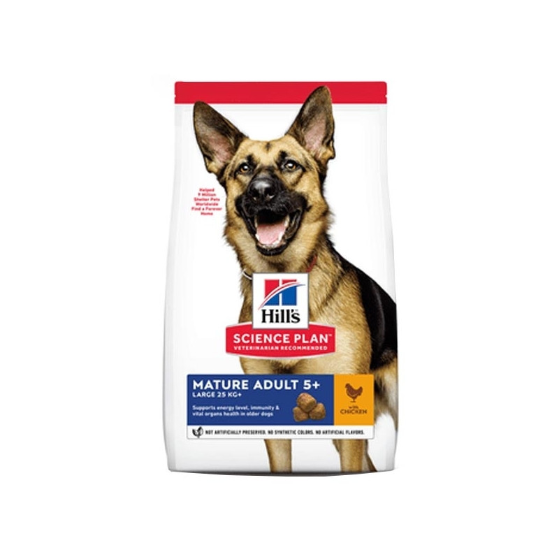 Hill's Pet Nutrition - Science Plan Mature Adult 5+ Large Breed con Pollo 12KG - 