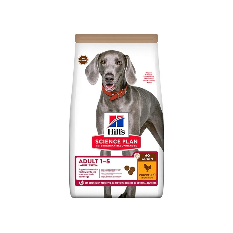 Hill's Pet Nutrition - Science Plan No Grain Adult Large Breed con Pollo - 