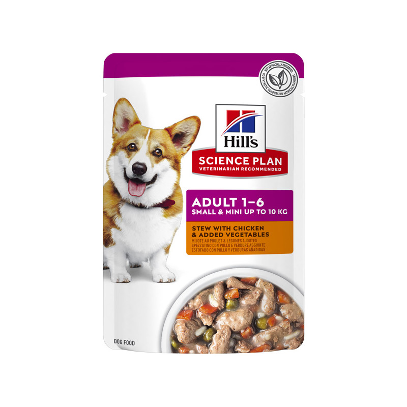 Hill's Pet Nutrition - Science Plan Healthy Cuisine Adult Small & Mini Spezzatino con Pollo - 