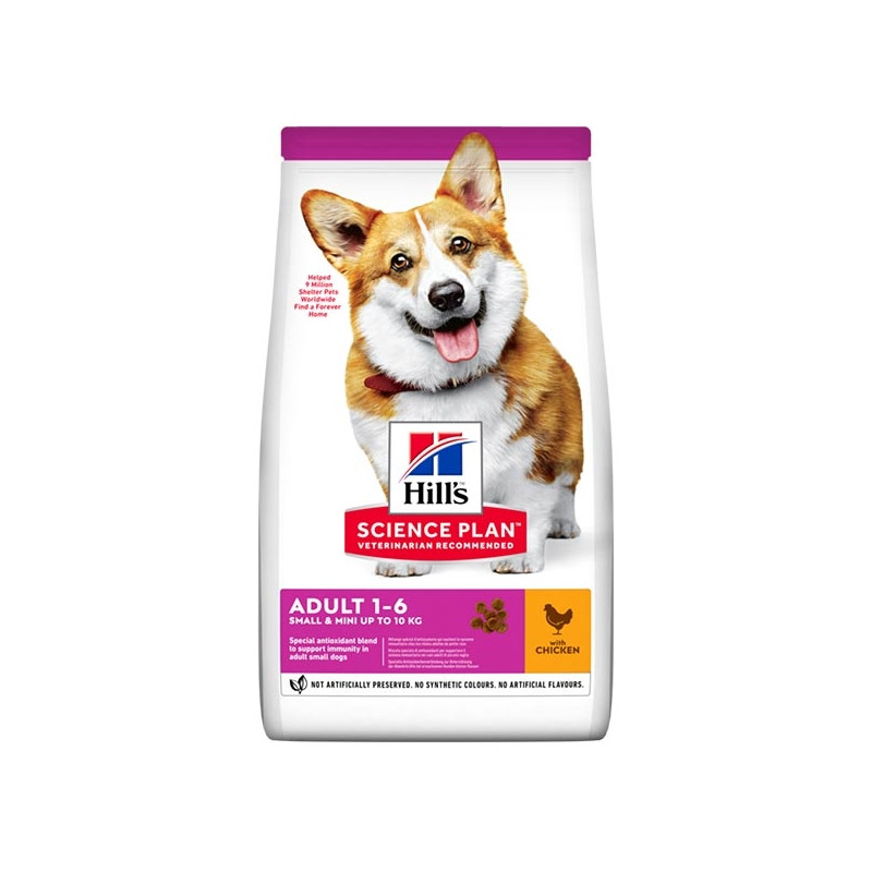 Hill's Pet Nutrition - Science Plan Small & Mini Adult con Pollo 3KG - 