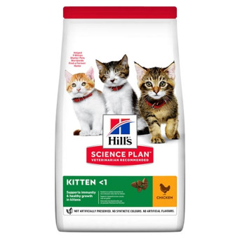 Hill's Pet Nutrition - Science Plan Kitten con Pollo  1 anno 3KG