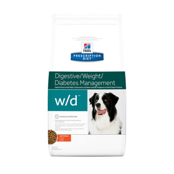 Hill's Pet Nutrition - Prescription Diet w/d Digestive/Weight/Diabetes Management 10KG