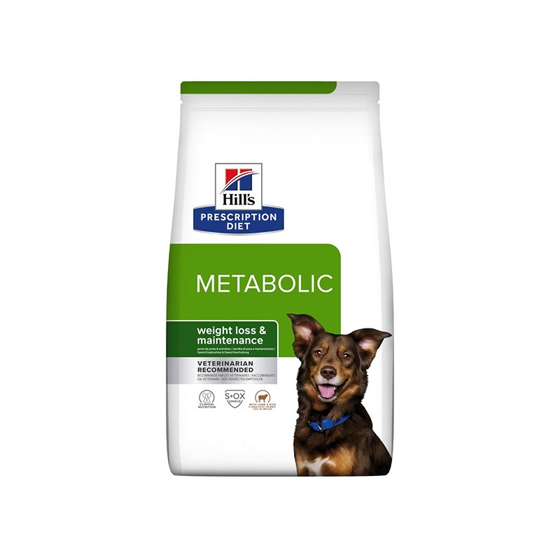 Hill's Pet Nutrition - Prescription Diet Canine Metabolic Weight Management Lamb & Rice 12KG - 