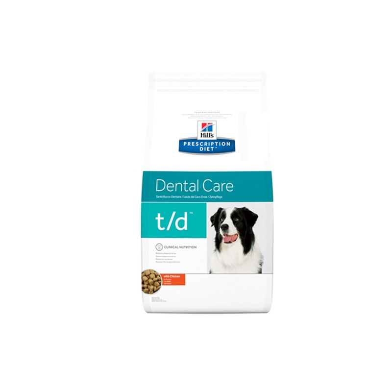 Hill's Pet Nutrition – Prescription Diet t/d Dental Care 4KG - 