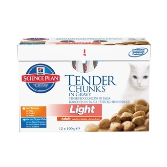 Hill's Pet Nutrition - Science Plan Adult Light con Gusti Misti 12x85gr. - 