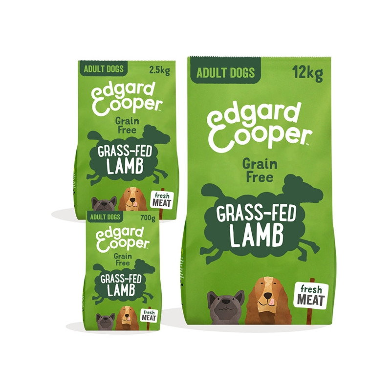 Edgard&Cooper - Adult Fresh Grain-Free Grass-Fed Lamb 700 gr. - 