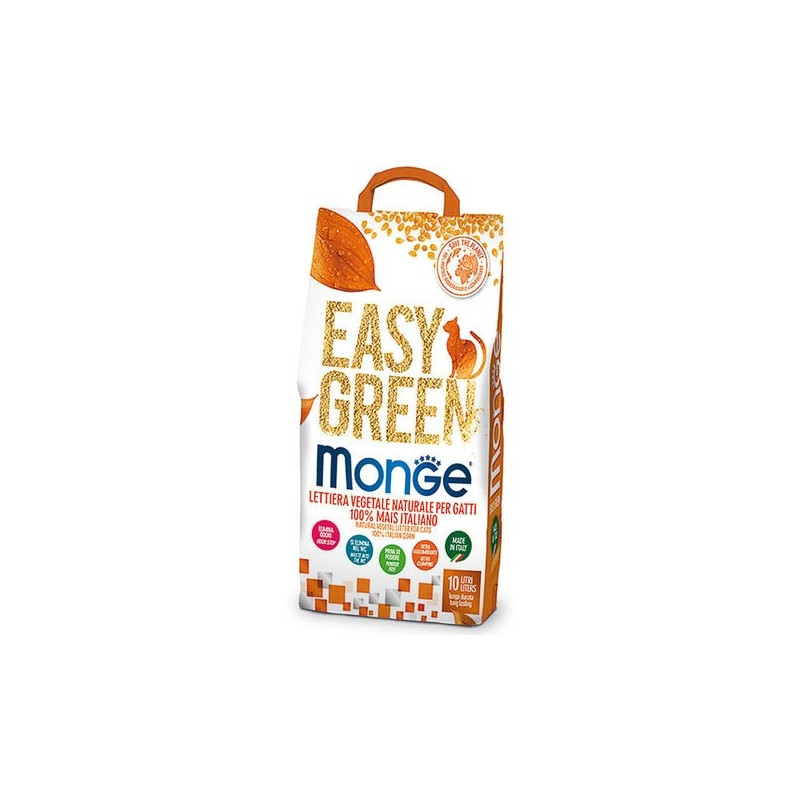 Monge - Lettiera Easy Green 100% Mais 10 LT. - 