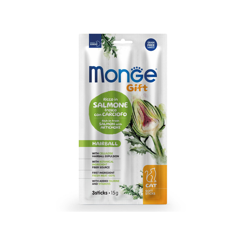 Monge - Snack Salmone Fresco con Carciofo 45 gr. - 