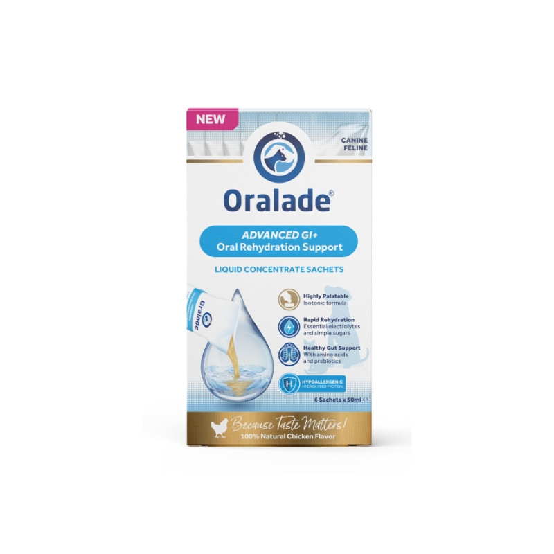 Vet Bros - Oralade 6 Beutel x 50 ml für Hunde und Katzen - 