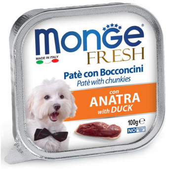 Monge – Frische Patè und Bocconcini mit Ente 100 gr.