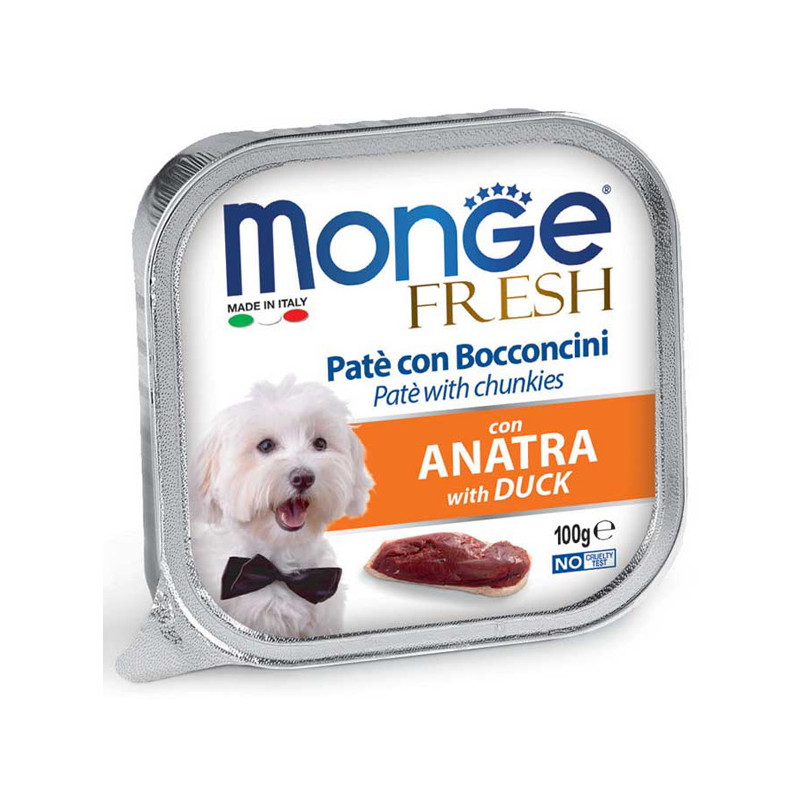 Monge – Frische Patè und Bocconcini mit Ente 100 gr. - 