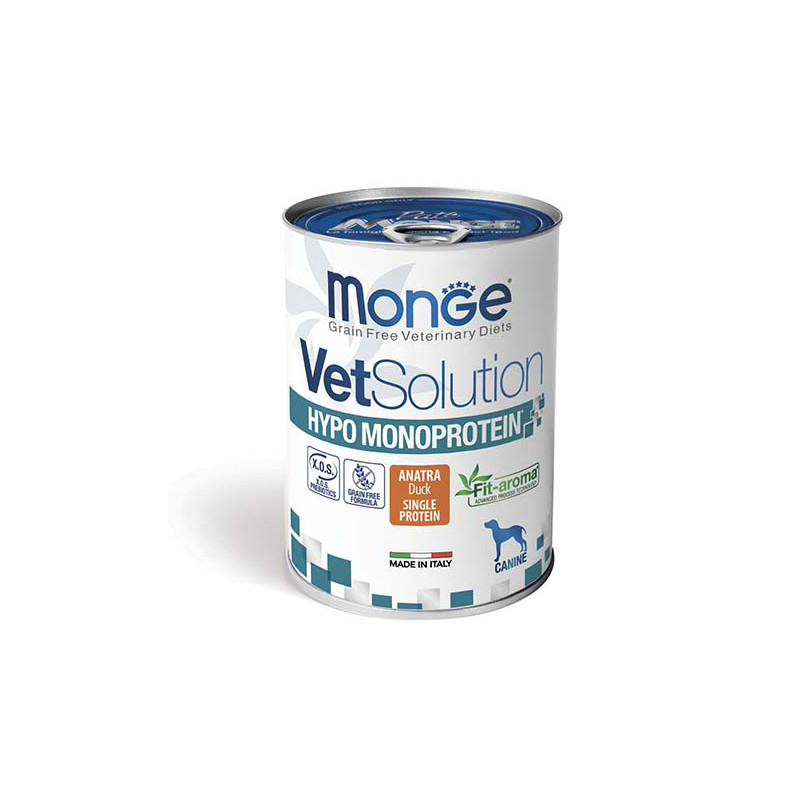 Monge - VetSolution Dog Hypo Monoprotein Anatra 400 gr. - 