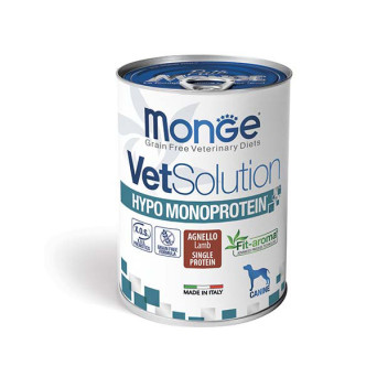 Monge - VetSolution Dog Hypo Monoprotein Agnello 400 gr. - 