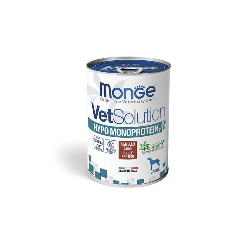 Monge - VetSolution Dog Hypo Monoprotein Agnello 400 gr. - 