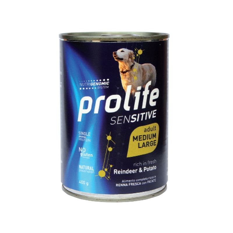 Prolife - Sensitive Adult Medium/Large Reindeer & Potato 800gr. - 