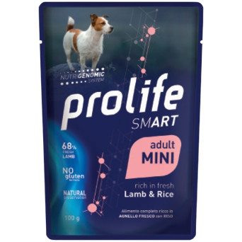 Prolife - Smart Adult Mini Lamb & Rice Umido 100gr.